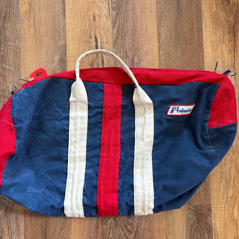 Polaris vintage duffel bag
